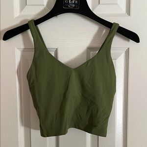 Lululemon Athletica Olive Green Align Tank